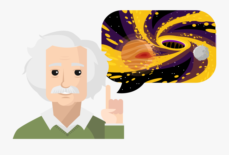 Einstein Clipart Graphic, Transparent Clipart