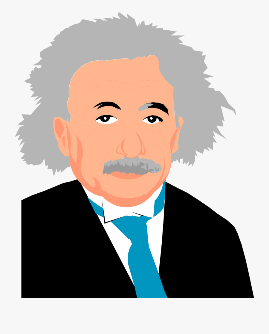 Albert Einstein No Background, Transparent Clipart