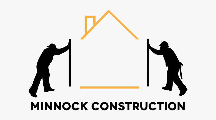 From Planning To Construction - Building A House Silhouette, Transparent Clipart