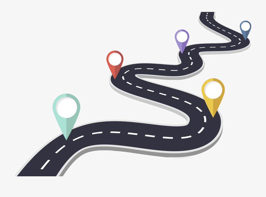 Winding Road , Transparent Cartoons - Road Map, Transparent Clipart