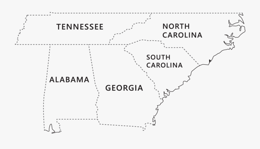 Surveying, Planning, And Consulting In Georgia, Tennessee, - Georgia And South Carolina States, Transparent Clipart