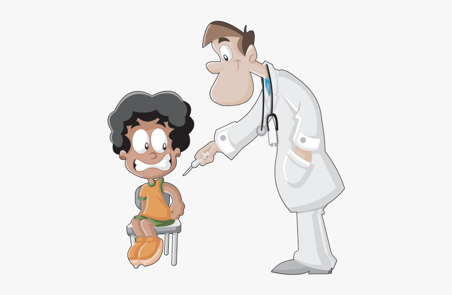 Vacunando Niños Caricatura, Transparent Clipart