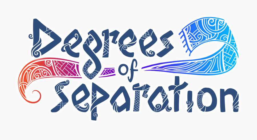 Degrees Of Separation Text, Transparent Clipart