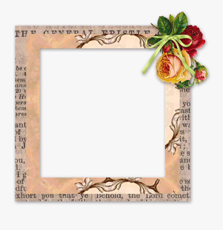 Scrapbook Element Frame Free Picture - Picture Frame, Transparent Clipart