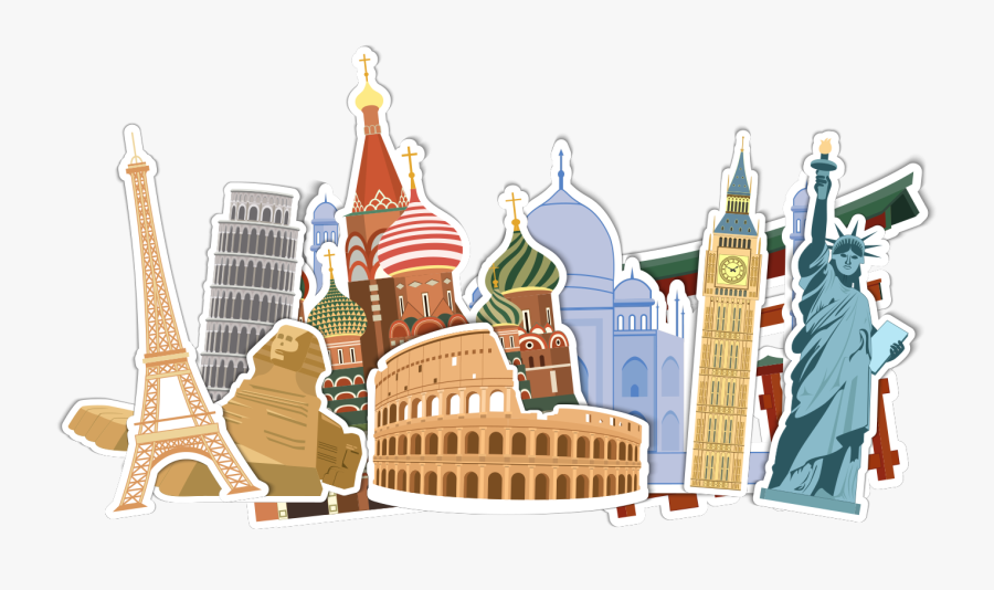 Tourist Attractions Clipart, Transparent Clipart