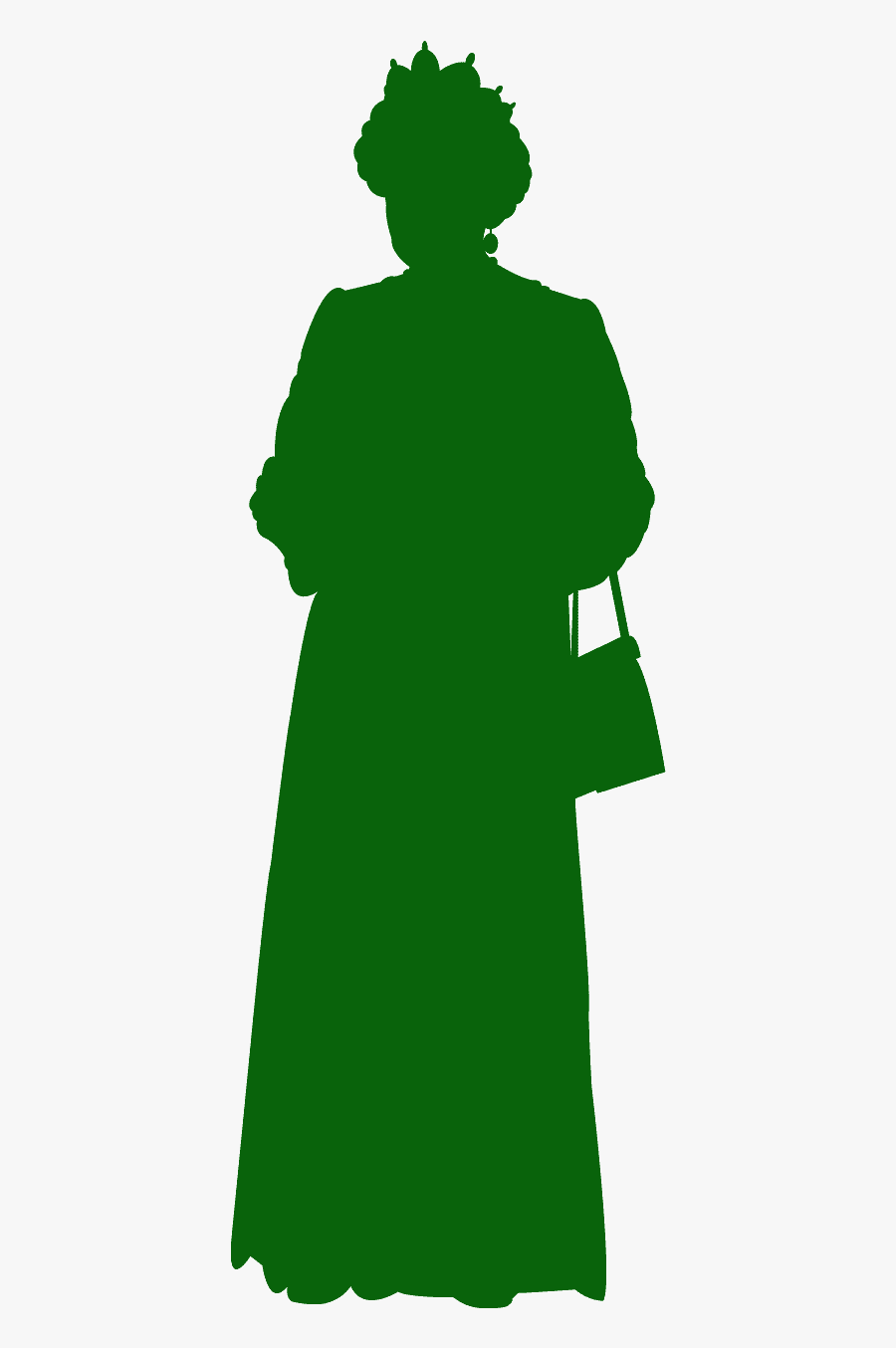 Queen Elizabeth Silhouette, Transparent Clipart