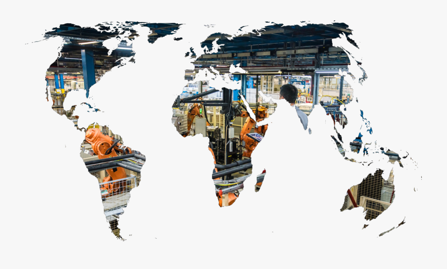 Why Sun Molding - High Resolution World Map Black And White, Transparent Clipart