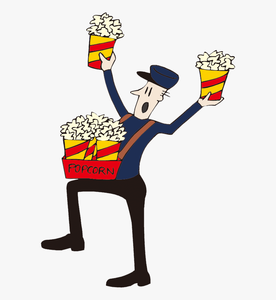 Graphic Black And White Library Popcorn Animation Sell - Vendiendo Gif, Transparent Clipart