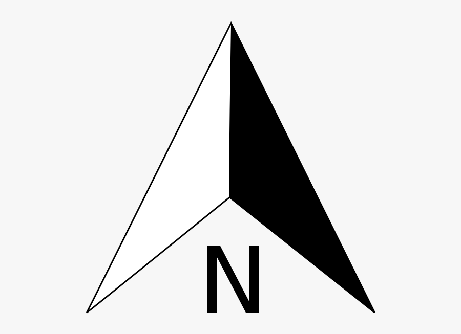 Compass Arrow - North Arrow Png , Free Transparent Clipart - ClipartKey