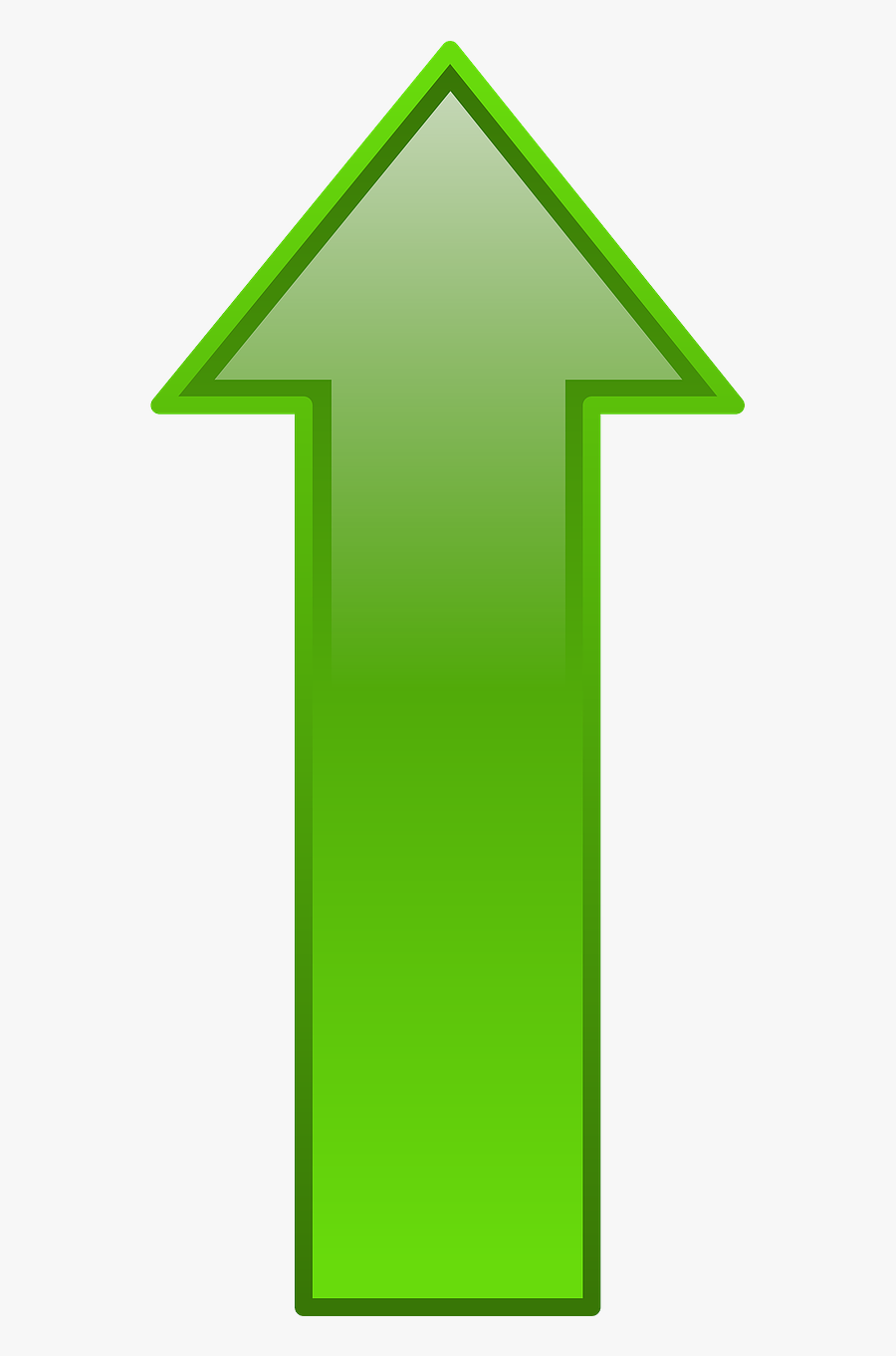 Arrow Up Green Png, Transparent Clipart