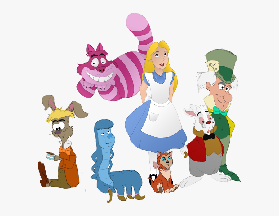 Alice In Wonderland Clipart Png Download - Cartoon, Transparent Clipart