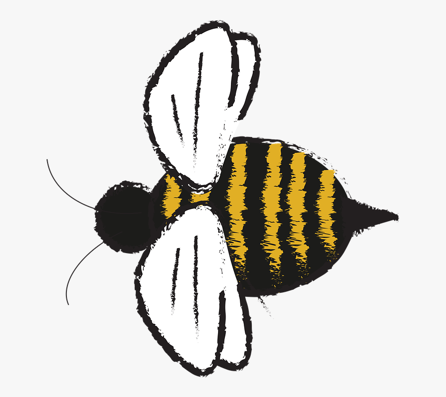 Transparent Sting Png - Watercolor Vector Bee, Transparent Clipart