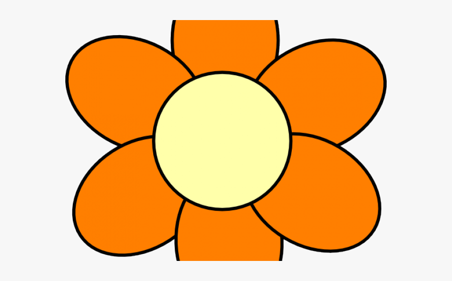 Orange Flower Clipart Purple Orange Flowers - Flower Clipart, Transparent Clipart