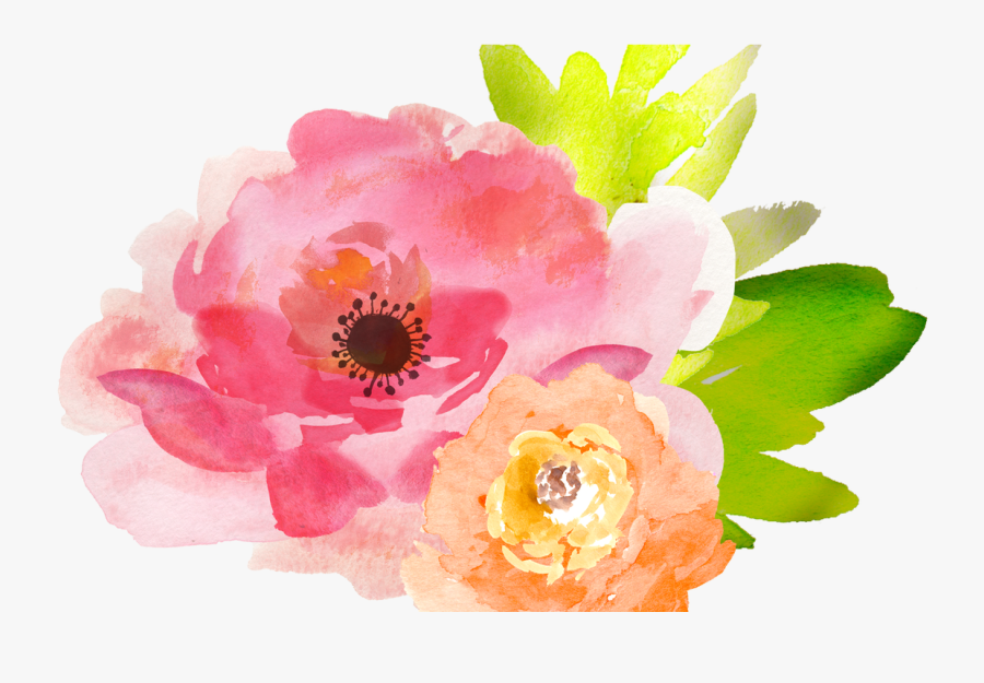 Watercolor Clipart Png - Free Watercolor Flowers Transparent Background, Transparent Clipart