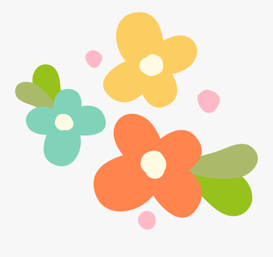 Three Flowers Svg Cut File, Transparent Clipart