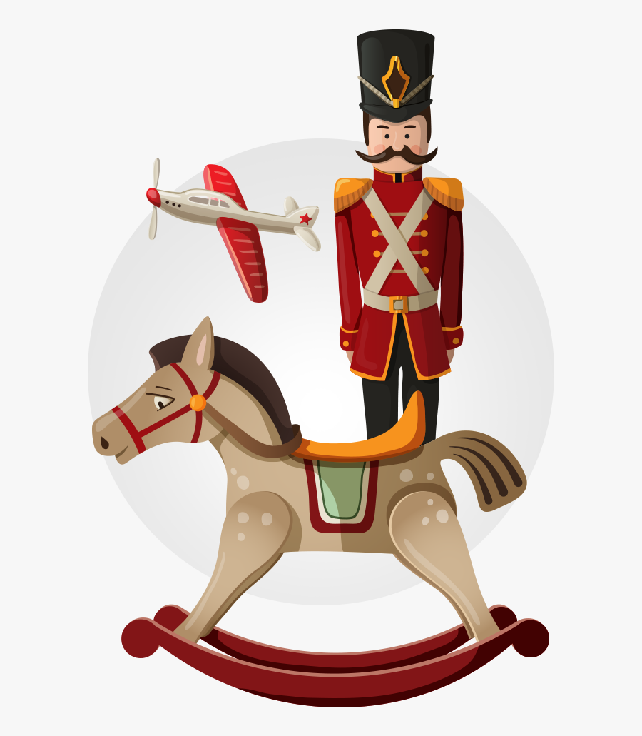 Vintage Toys Illustrations, Transparent Clipart