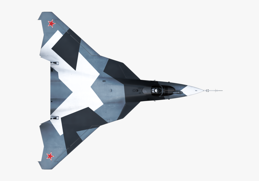 Transparent Fighter Jets Png - Sukhoi Su-57, Transparent Clipart