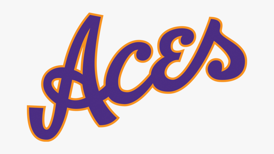 Evansville Purple Aces Logo, Transparent Clipart