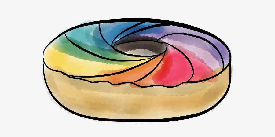 Donut, Transparent Clipart