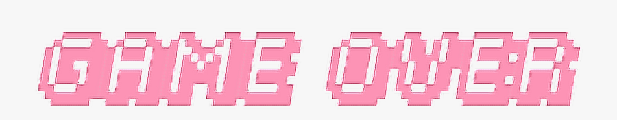 Game Over - Transparent Game Over, Transparent Clipart