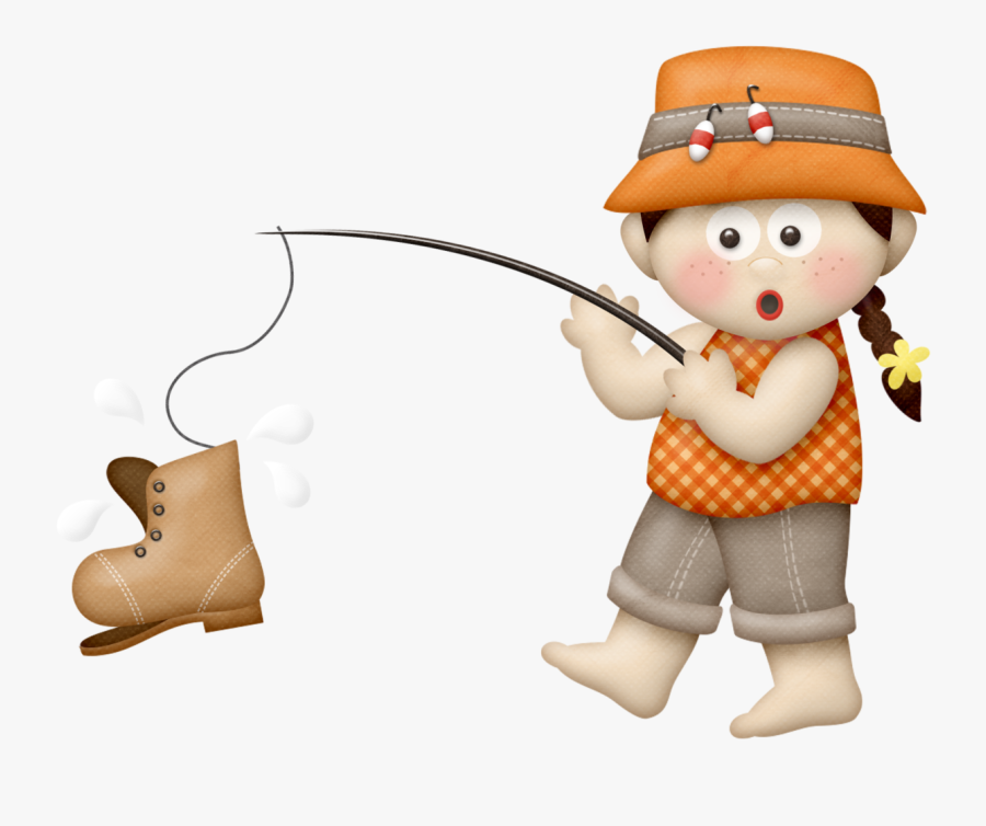 Boy Fishing Clipart, Transparent Clipart