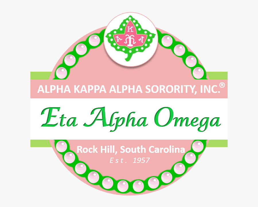 Eta Alpha Omega Chapter Rock Hill Aka - Azulejista, Transparent Clipart