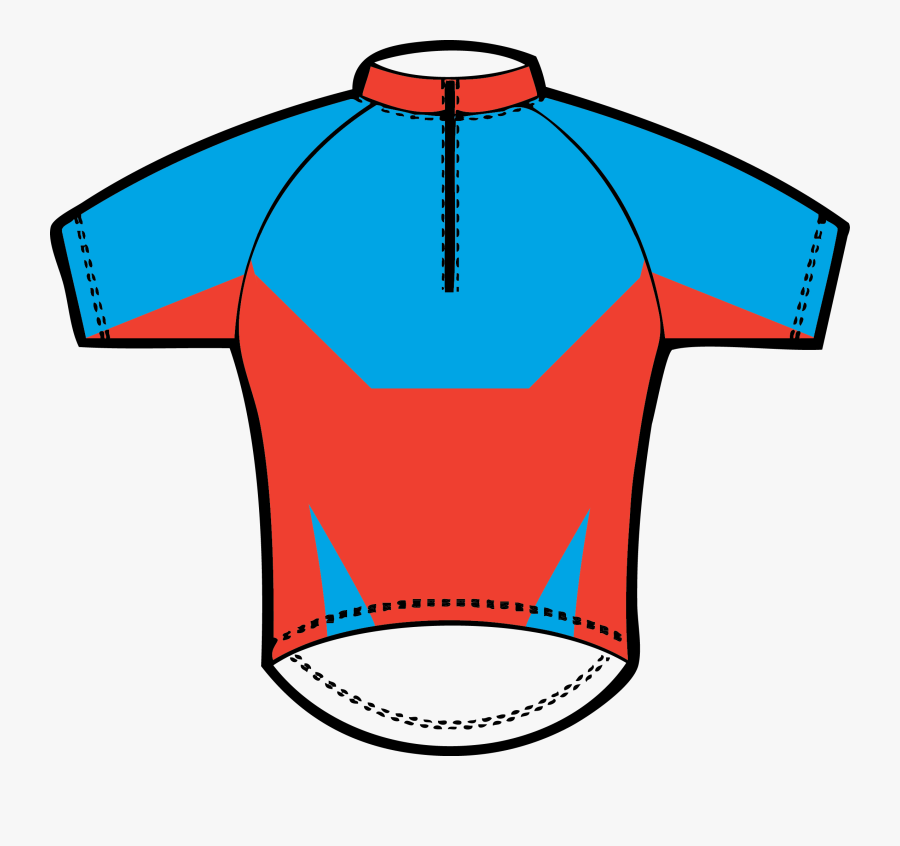 Blue And Red Jersey - Kappa Alpha Psi Cycling Jersey, Transparent Clipart