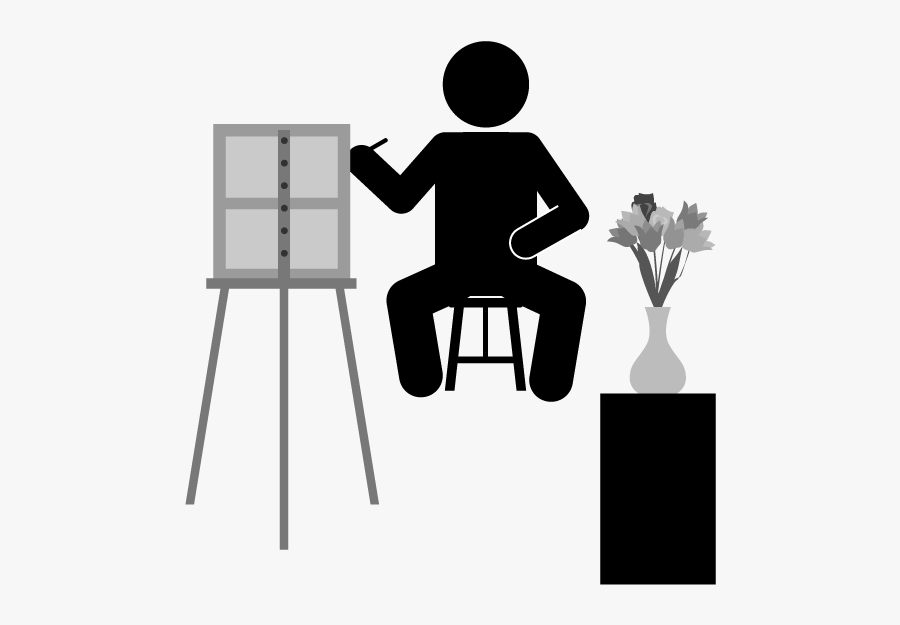 画家 ピクト アーツ, Transparent Clipart