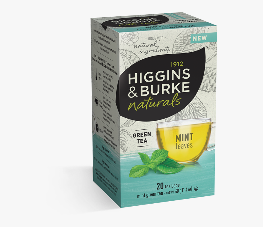 Peppermint Drawing Mint Herb - Higgins And Burke Chai Tea, Transparent Clipart