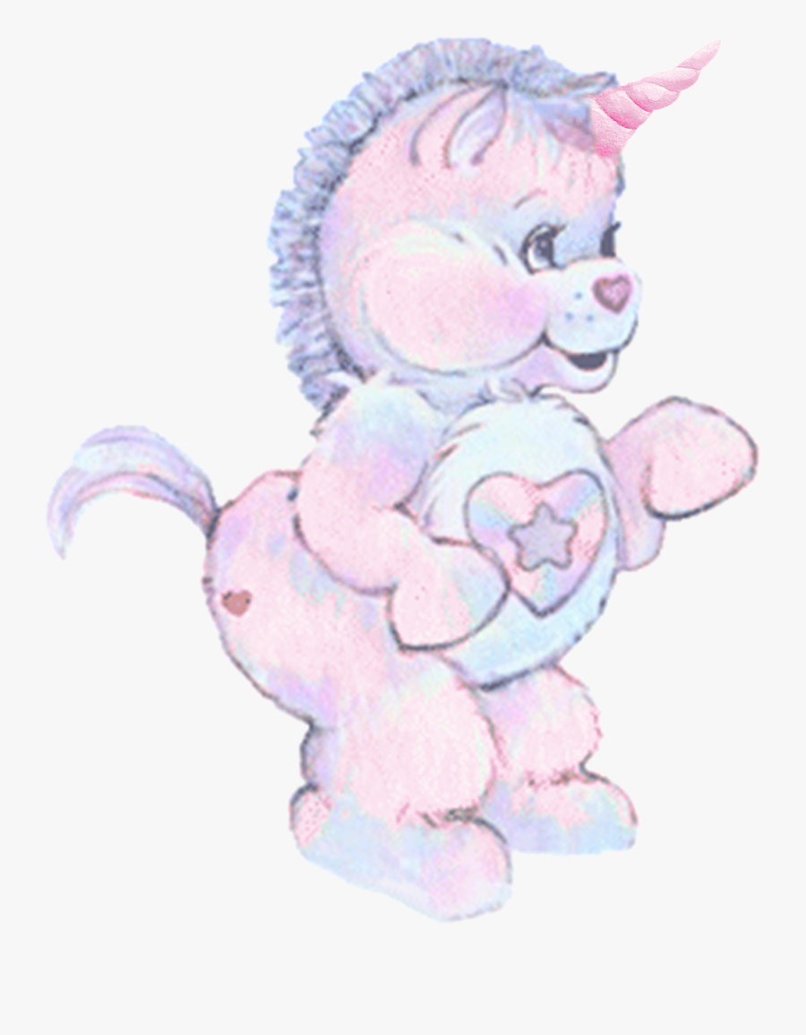 Drawing Unicorns Pom Poms - Noble Heart Care Bear, Transparent Clipart