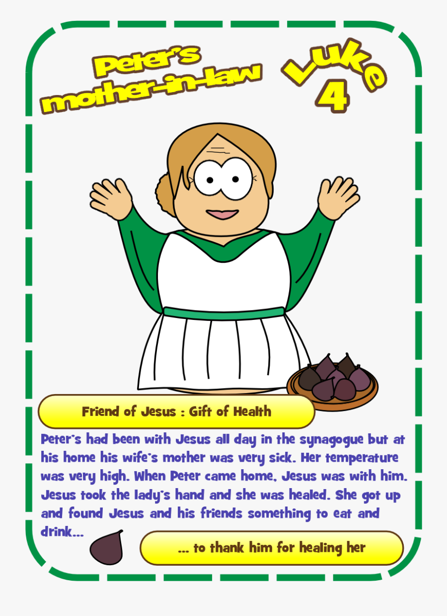 Hero Resourceful For Simon - Jesus Heals Peter's Mother In Law Craft, Transparent Clipart