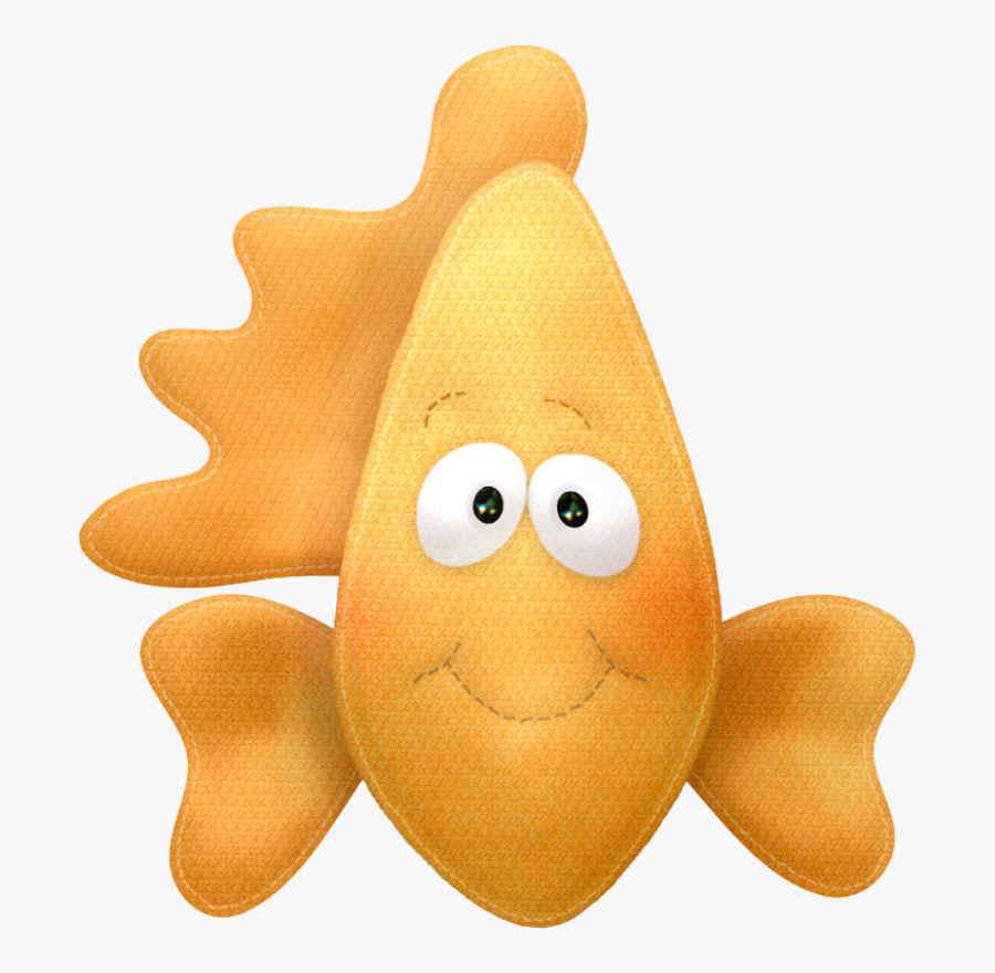 Dory Clipart Orange Fish - Stuffed Toy, Transparent Clipart