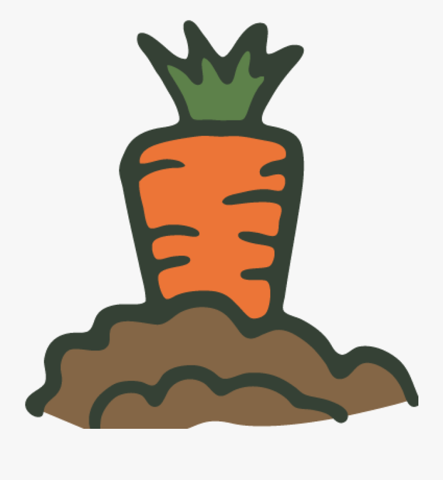 Fish Clipart Vegetable - Carrot In Garden Clipart, Transparent Clipart