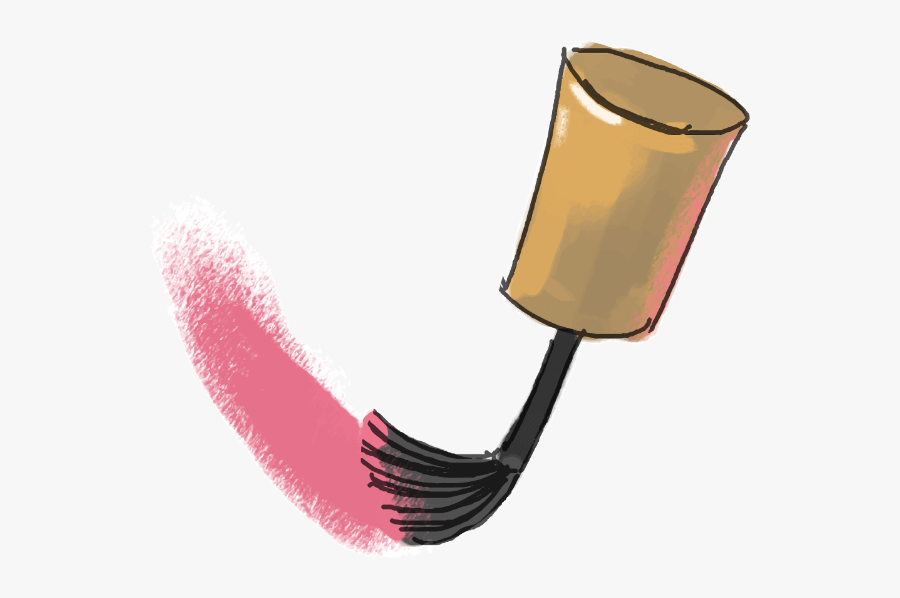 Free Online Brush Cosmetics - Make Up Vector Png, Transparent Clipart