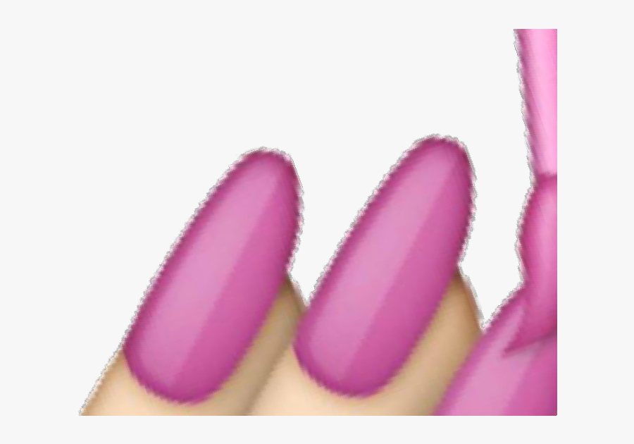 Nail Polish Emoji Png - Transparent Background Nails Emoji, Transparent Clipart