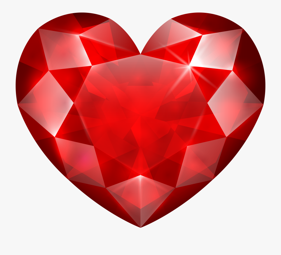Realistic Heart Clipart, Transparent Clipart