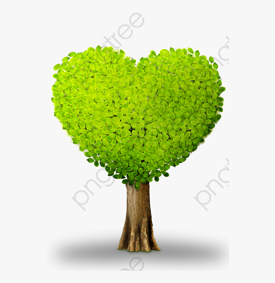 Transparent Heart Tree Png - Heart Shaped Tree Clipart, Transparent Clipart