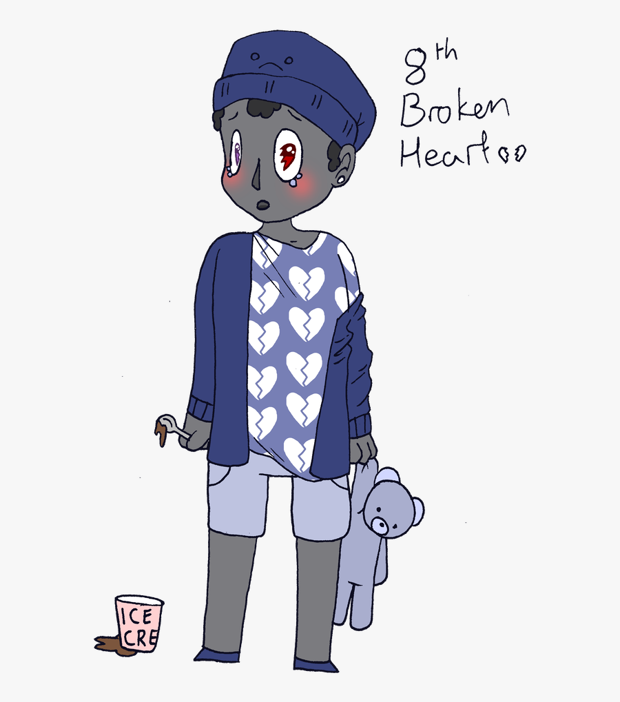 Broken Heart - Cartoon, Transparent Clipart