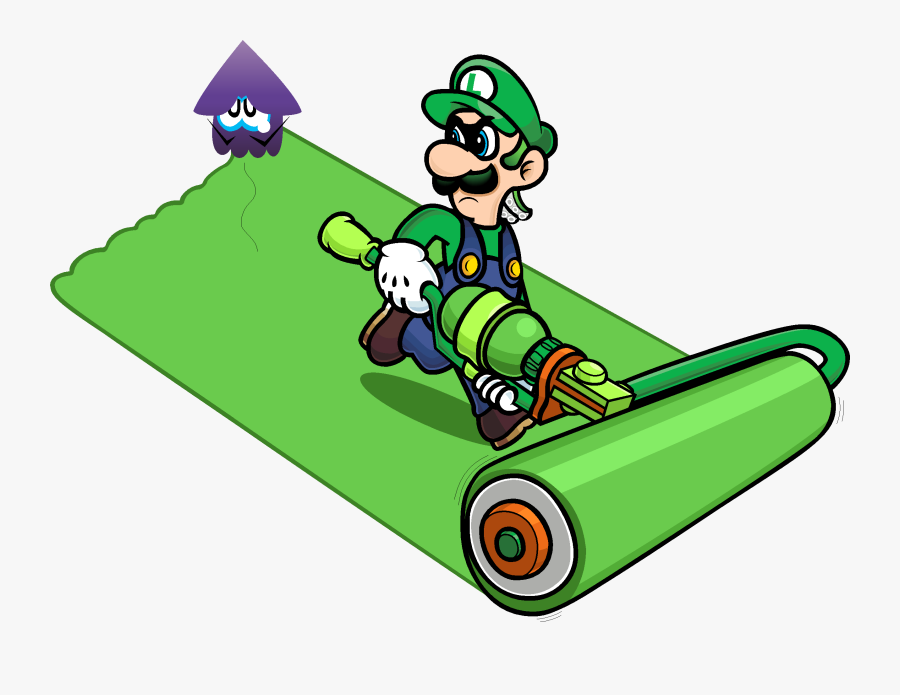 Mario Mario Luigi Green Clip Art Product - Luigi Splatoon, Transparent Clipart