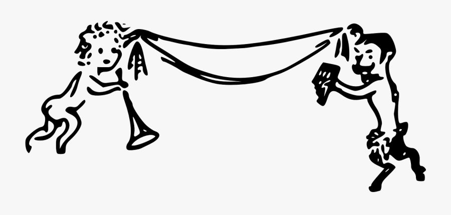 Banner Angel Trumpet Free Picture - Cherubs Holding A Sign, Transparent Clipart