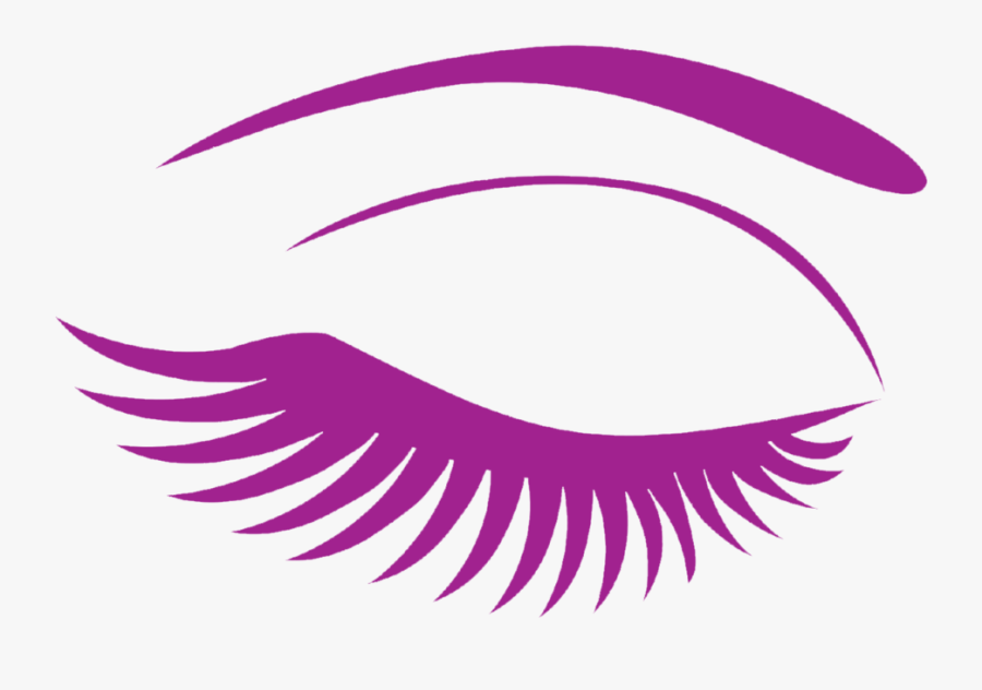 Eyelash Clip Transparent - Closed Eye Clipart, Transparent Clipart