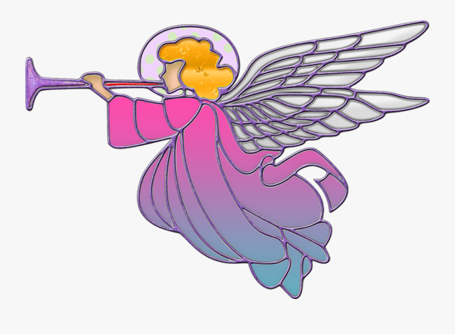 Angel, Celestial, Mystic, Wing, Religion, Figure, Hope - Anjos Em Png Com Trombeta, Transparent Clipart