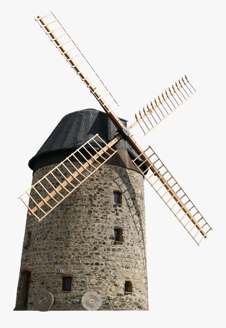 Netherland Windmill Png, Transparent Clipart
