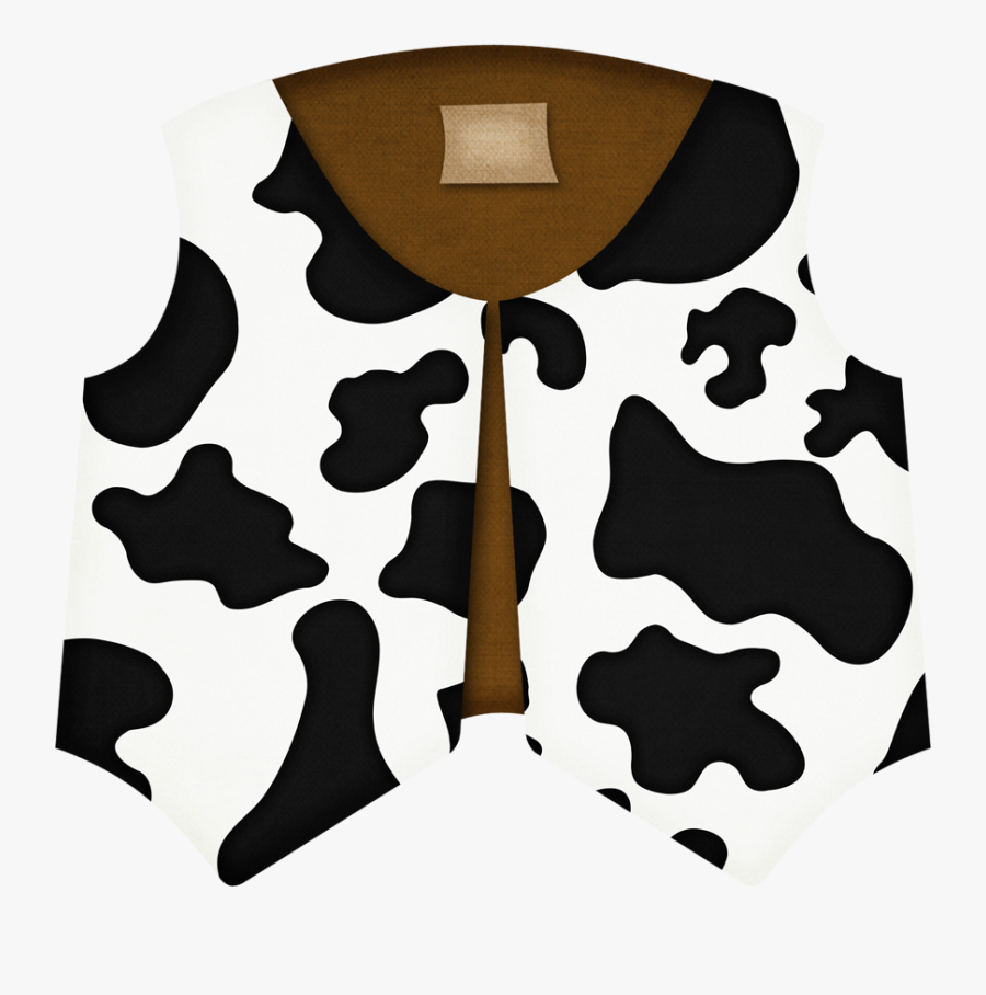 Cowgirl Clipart Western Attire - Cow Skin Pattern, Transparent Clipart