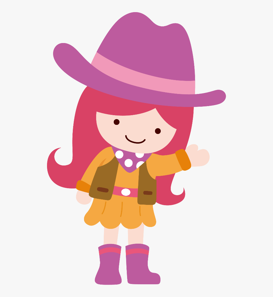Cowgirl Clipart Svg - Illustration, Transparent Clipart