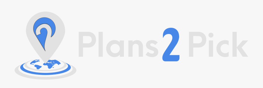 Plans2pick Logo - Tan, Transparent Clipart