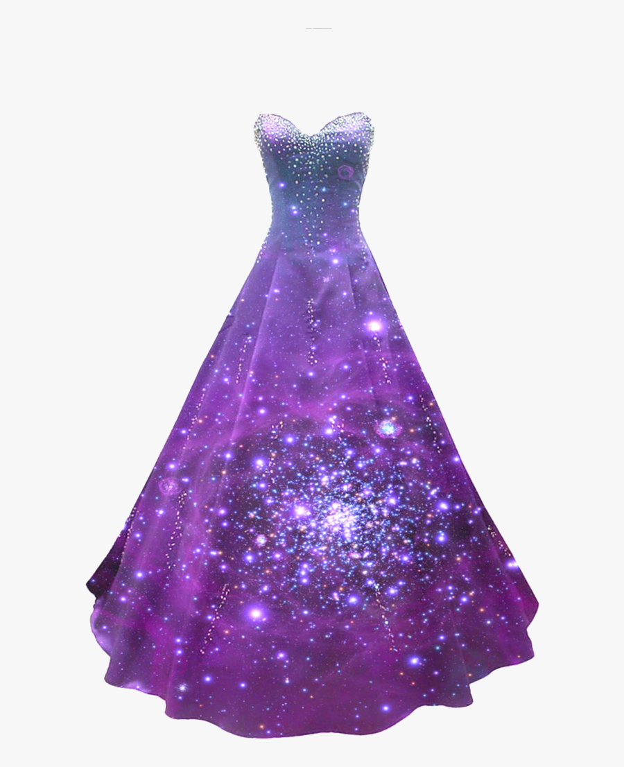Galaxy Dress Dress Png, Dress Skirt, Galaxy Outfit, - Dress Transparent Background, Transparent Clipart