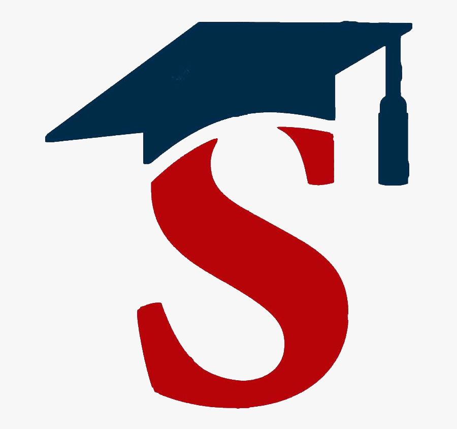 S With Graduation Cap, Transparent Clipart