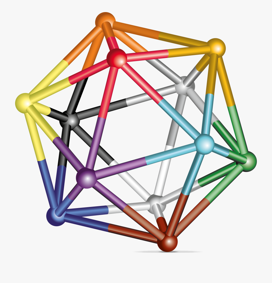 Malik Institute"s Icosahedron Graphic - Stafford Beer, Transparent Clipart