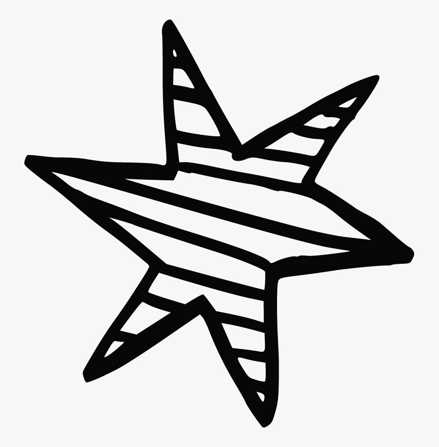 Black Line Star - Pasta De Amendoim Hinode Beneficios, Transparent Clipart